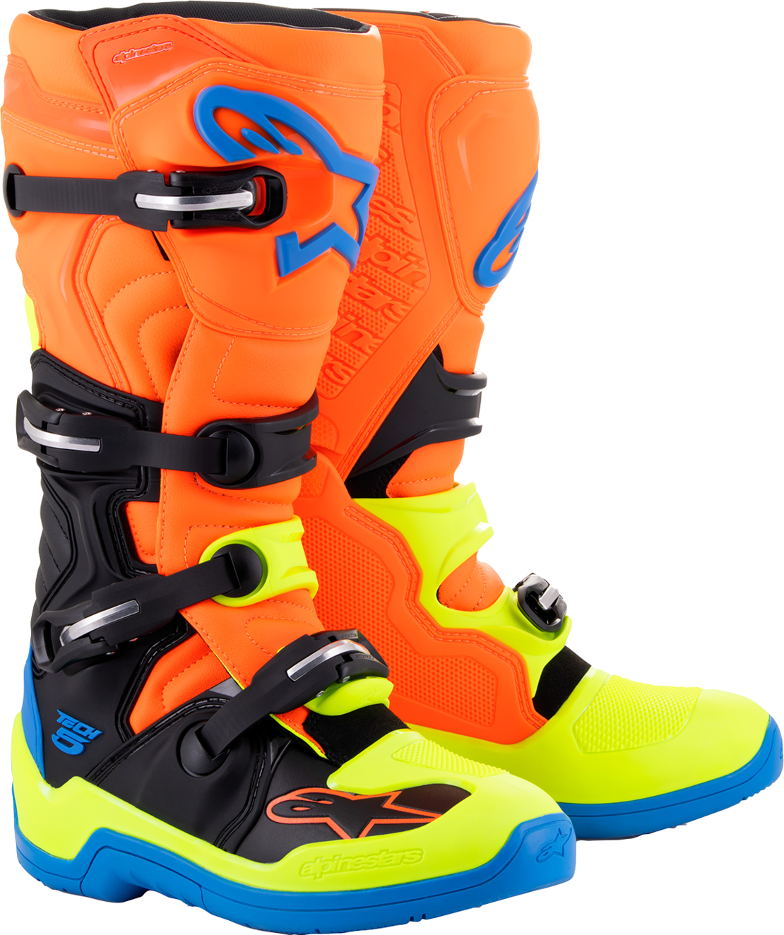 Мотокрос ботуши ALPINESTARS TECH 5 OR FL/BL/YL