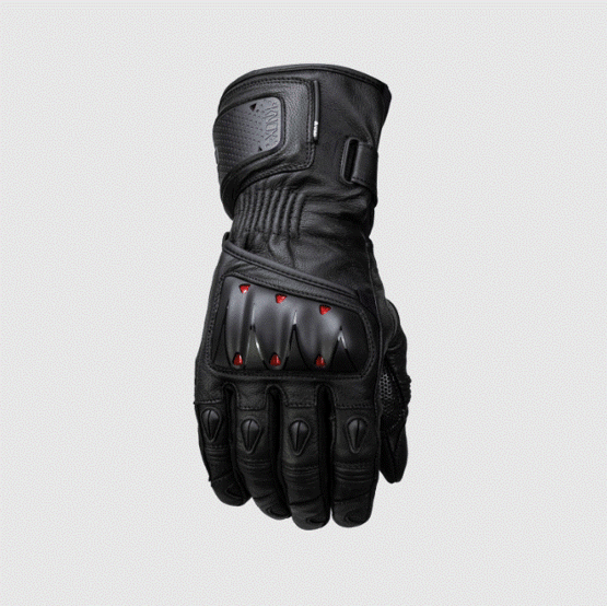 Кожени ръкавици KNOX Oulton MK2 – Black/Red