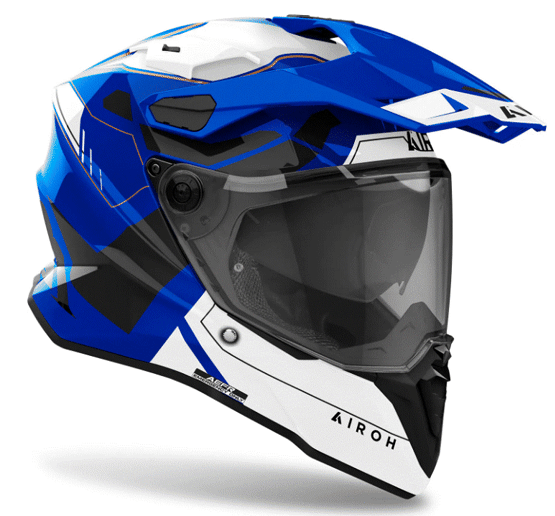 Каска AIROH COMMANDER 2 REVEAL BLUE GLOSS