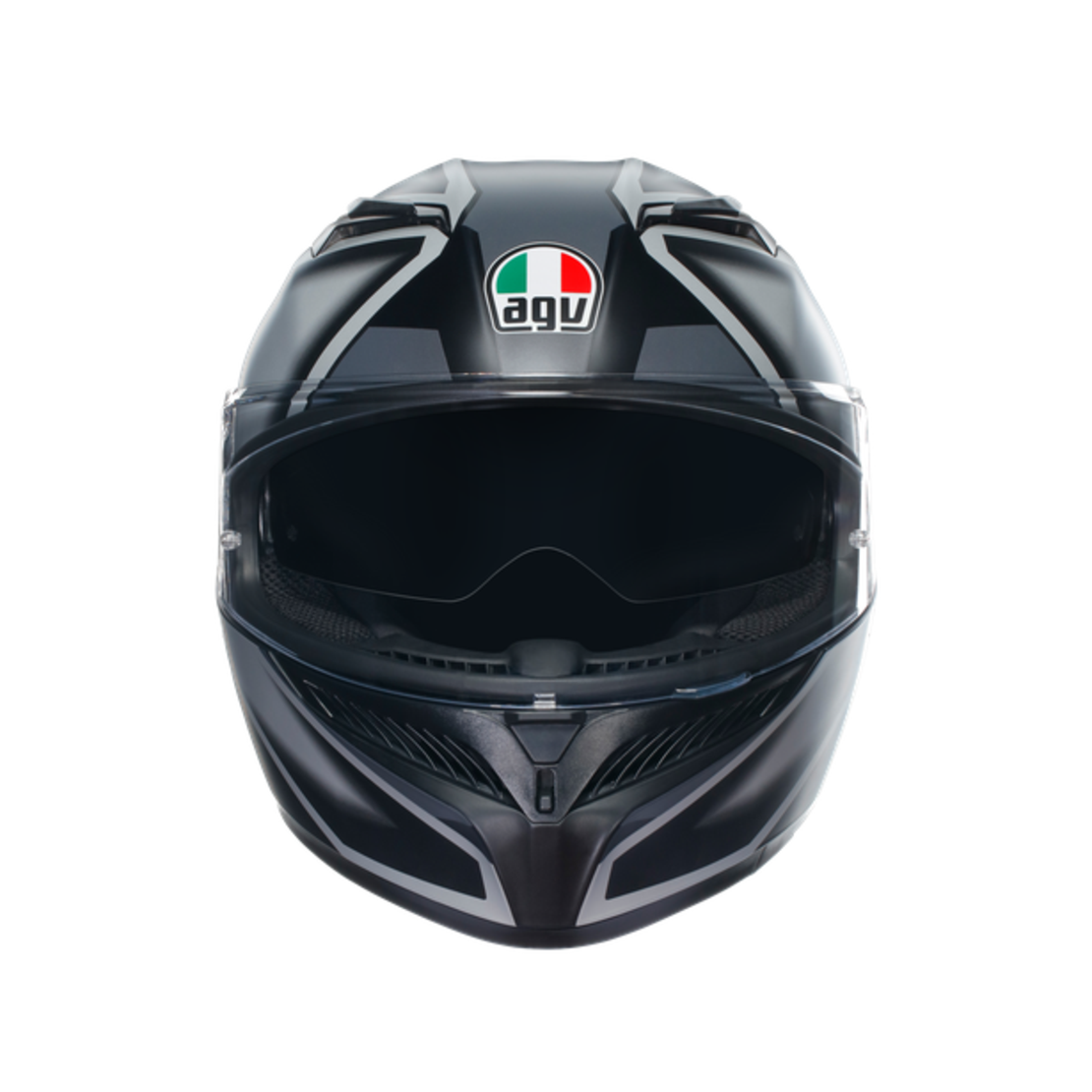 КАСКА  AGV K3 COMPOUND MATT BLACK/GREY