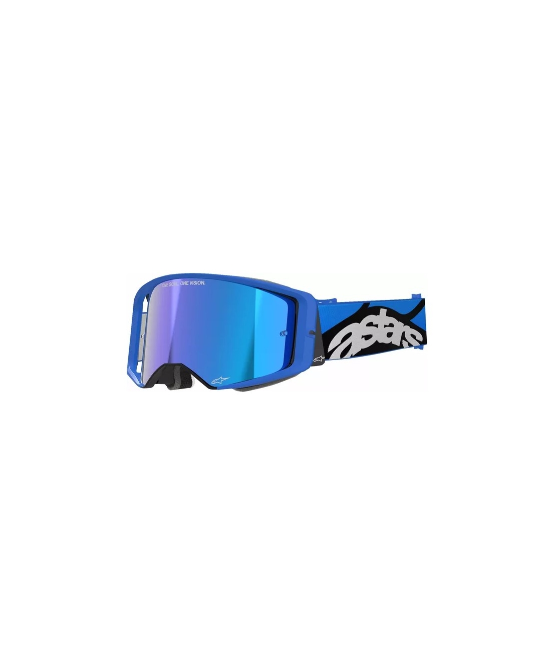 Мотокрос очила ALPINESTARS SUPERTECH STREAM BLUE MIRROR