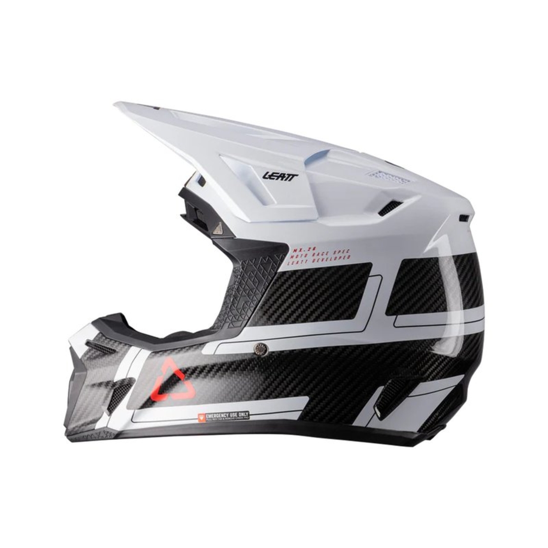 Мотокрос каска LEATT Kit Moto 9.5 Carbon/White V26