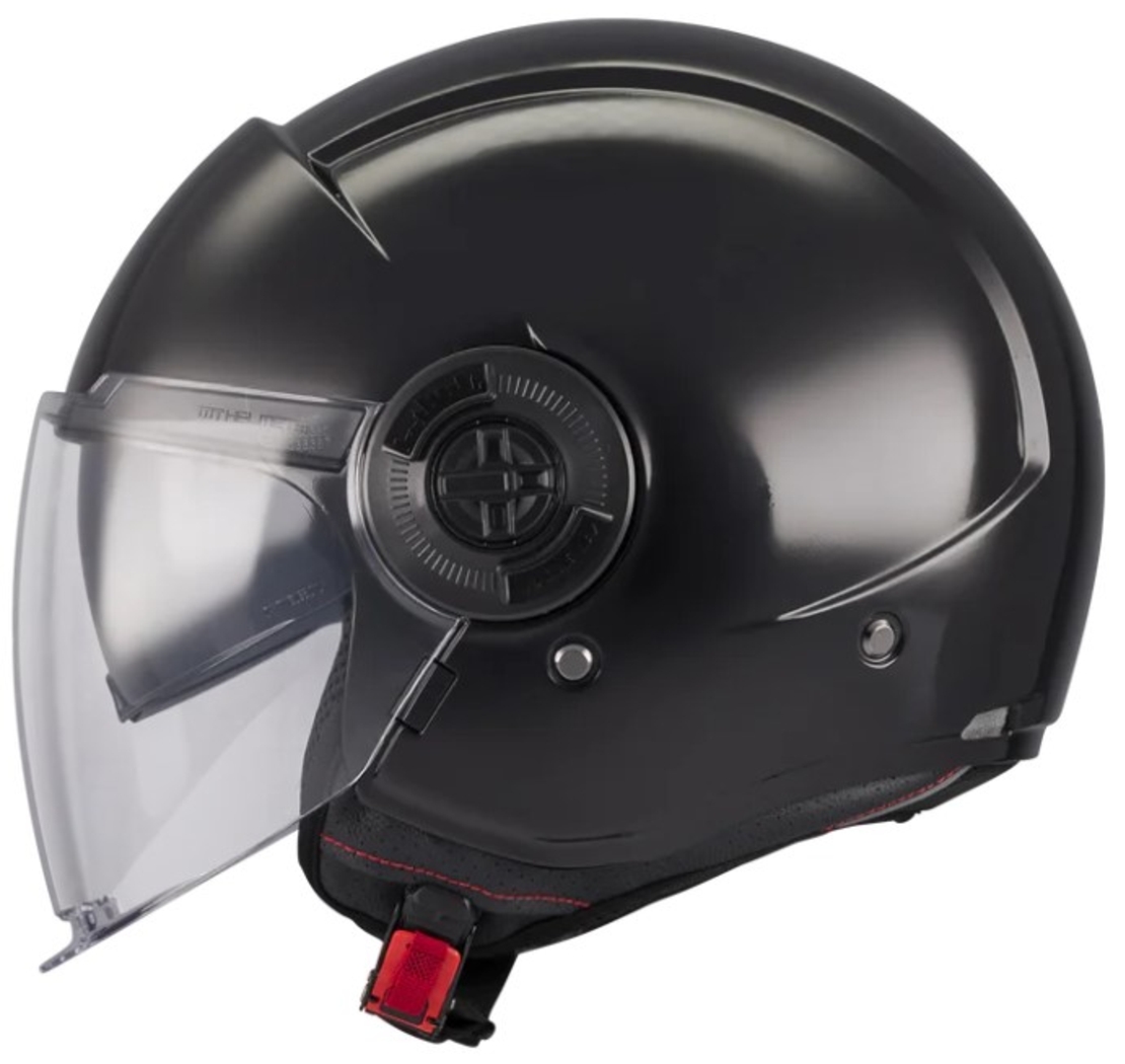 КАСКА ЗА СКУТЕР MT VIALE SV S PURE A1 BLACK GLOSS