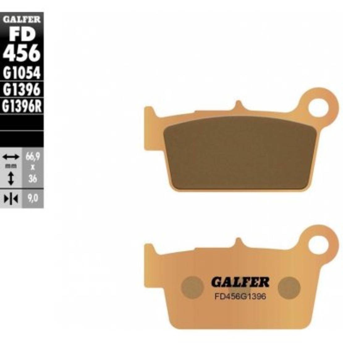 Задни  мото накладки Galfer SINTERED FD456G1396