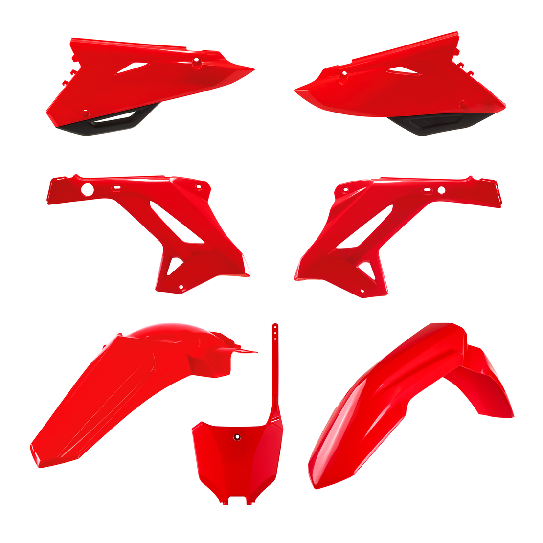 Комплект рестайлинг пластмаси POLISPORT Restyling Kit Honda CR 125R/250R (2000-01) Red