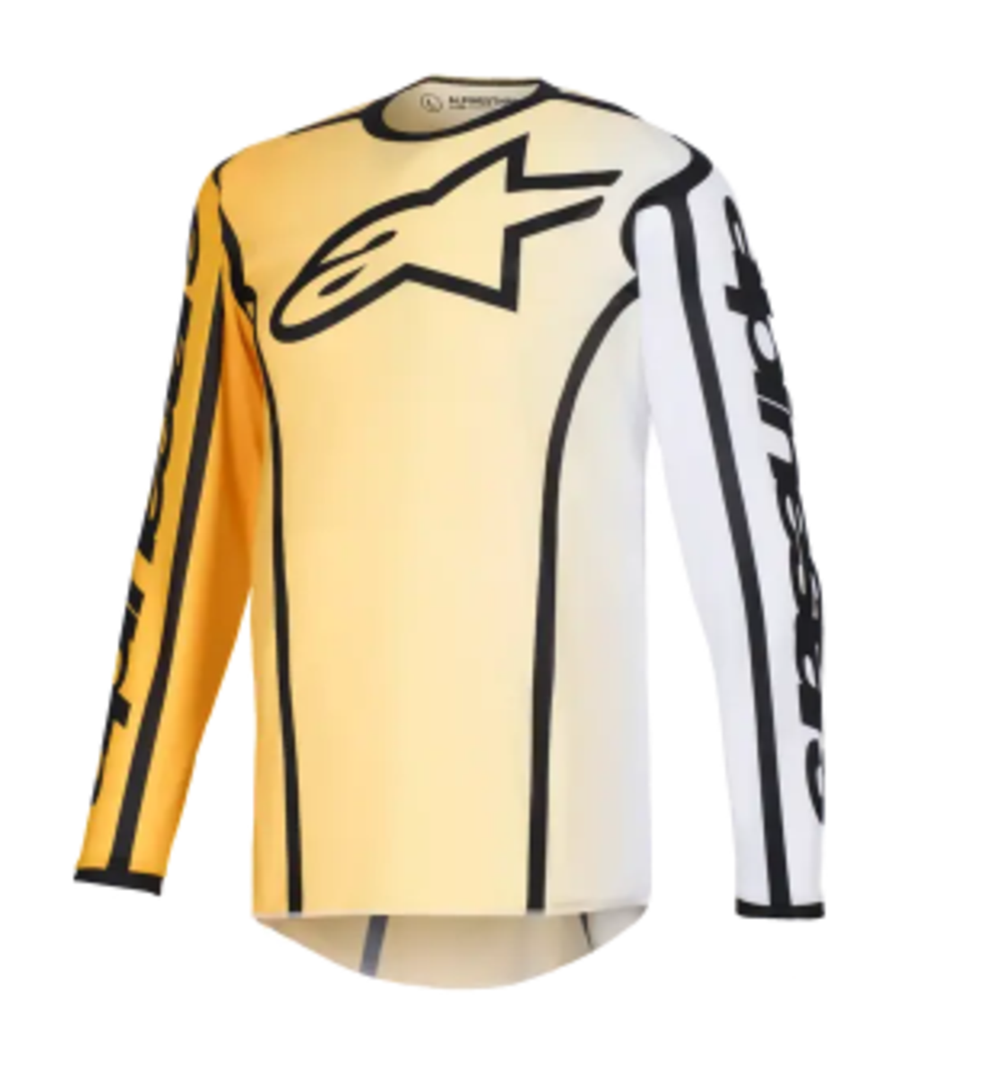 Мотокрос джърси Alpinestars FLUID APEX YELLOW/WHITE