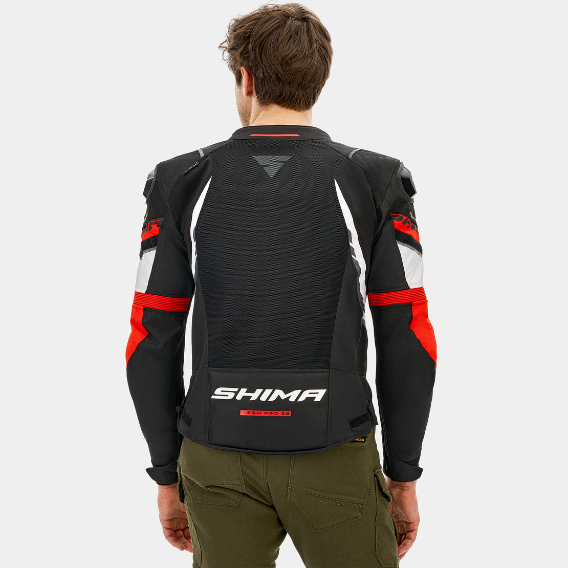 Лятно яке SHIMA MESH PRO 2.0 BLACK/RED