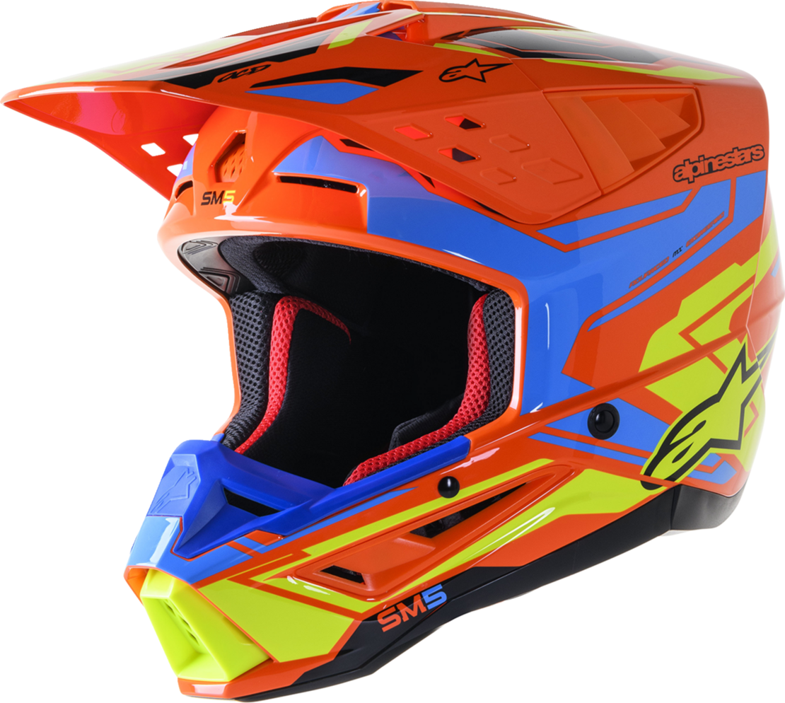 Мотокрос каска ALPINESTARS SM5 ACT 2 OR/C/Y