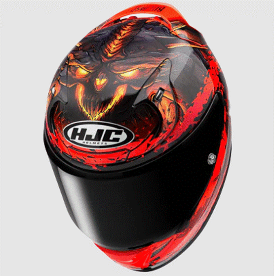 Каска HJC RPHA 12 DIABLO BLIZZARD MC1