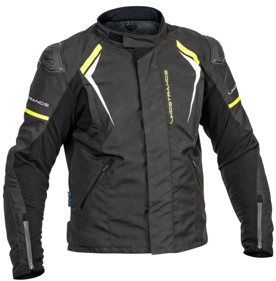 Текстилно мото яке Lindstrands Sandvik Black/yellow