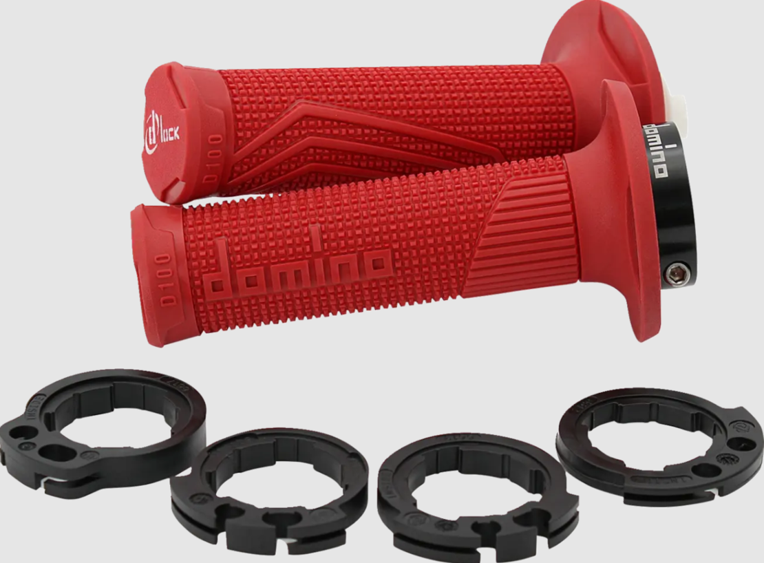 Ръкохватки DOMINO GRIPS DOMINO D100 LockOn RED
