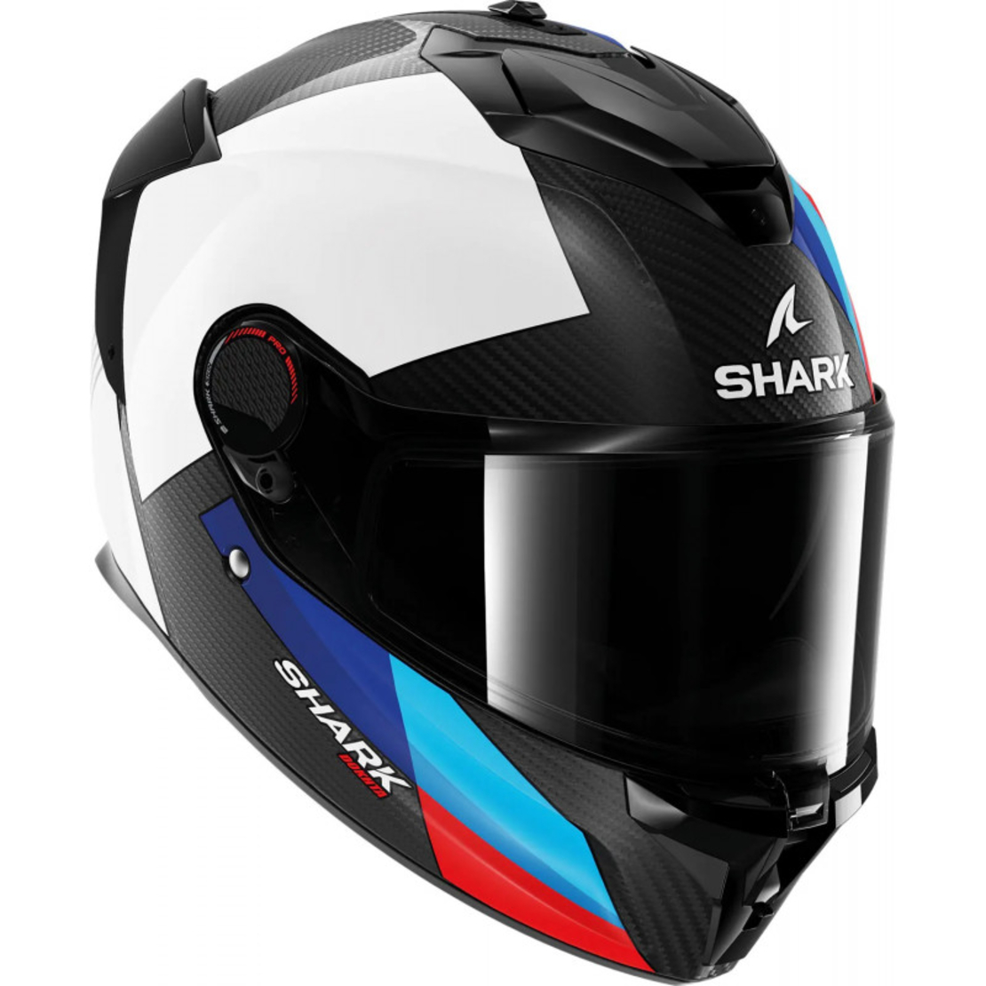Каска SHARK SPARTAN GT PRO DOKHTA CARBON BLACK/WHITE/RED