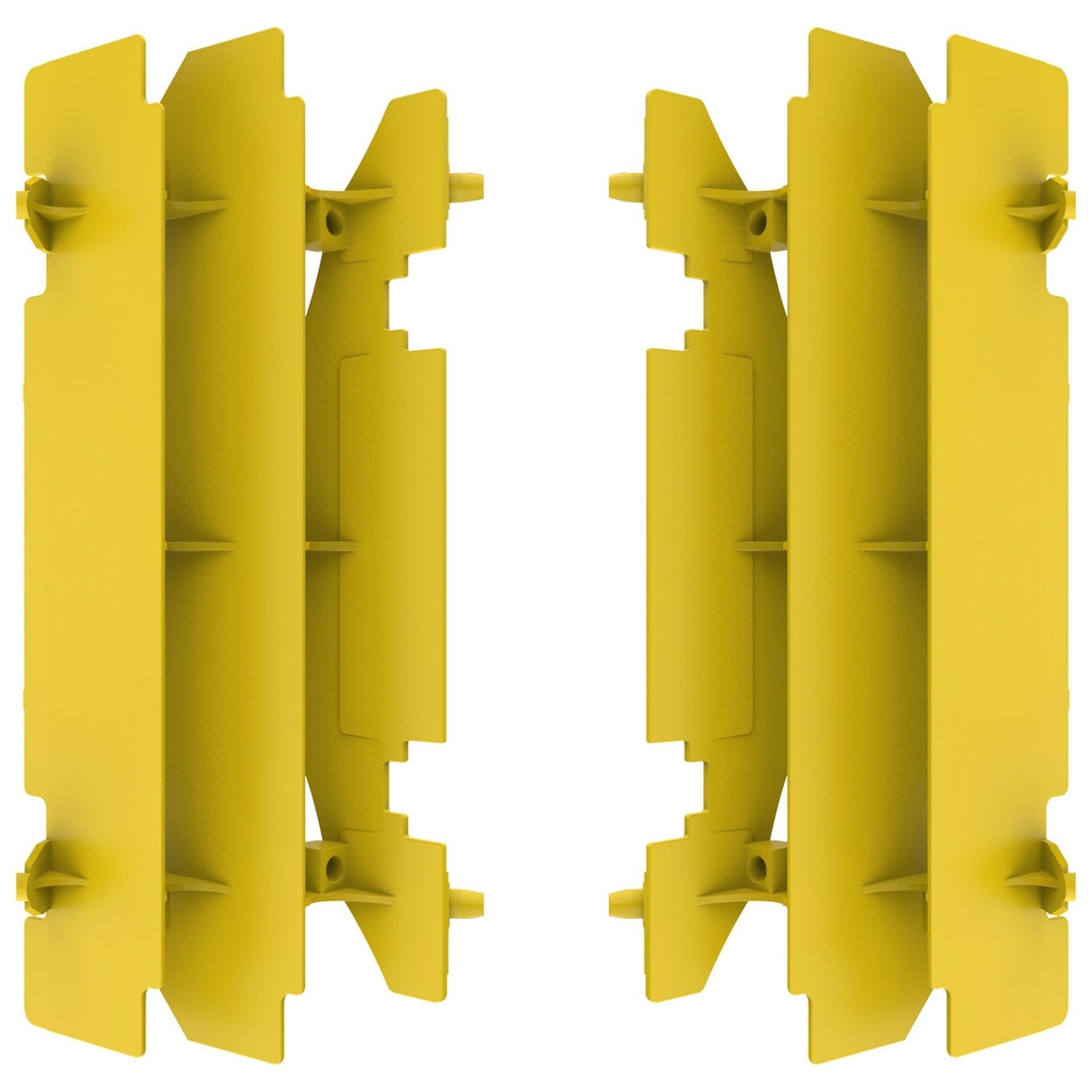 Преден предпазител за радиатор POLISPORT SUZUKI RM250 2001-08 / 1996-06 / DRZ400 - 2016-20 YELLOW