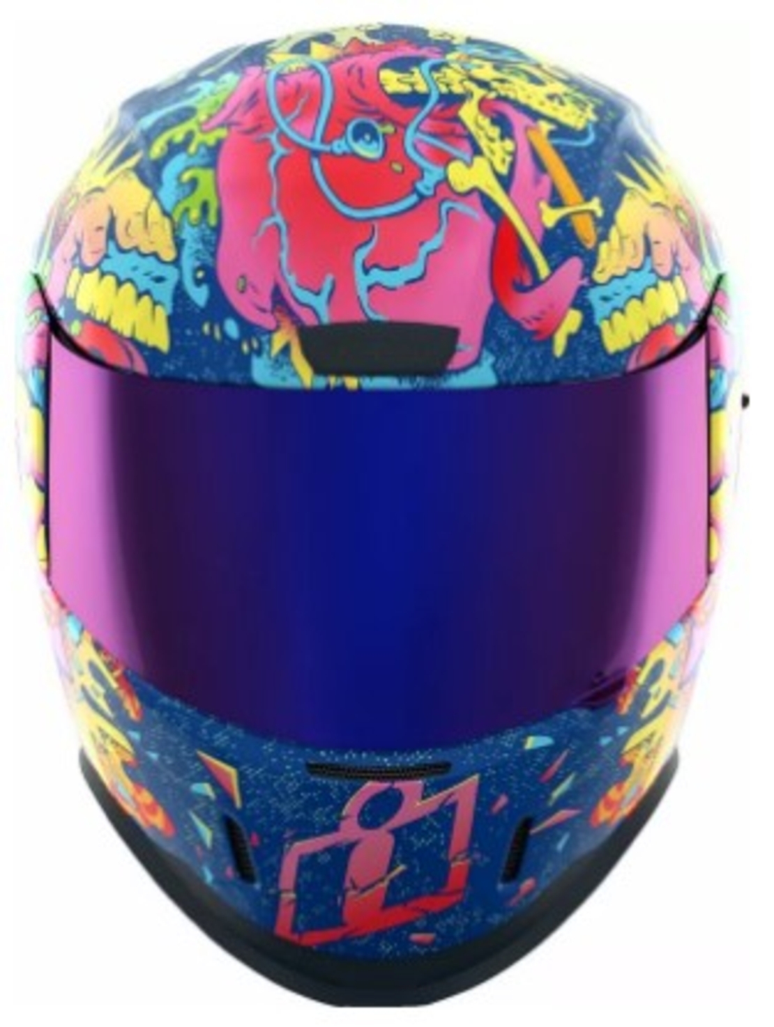 Каска ICON Airform™ Scatterbrain MIPS® Purple/Multi