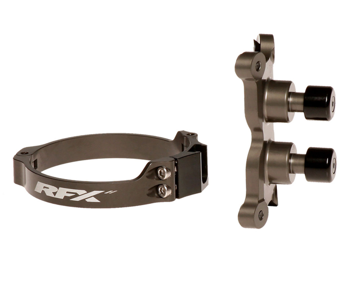 Holeshot система RFX Pro Series 2 L/Control Dual Button Magnesium Honda/Kaw/Suzuki