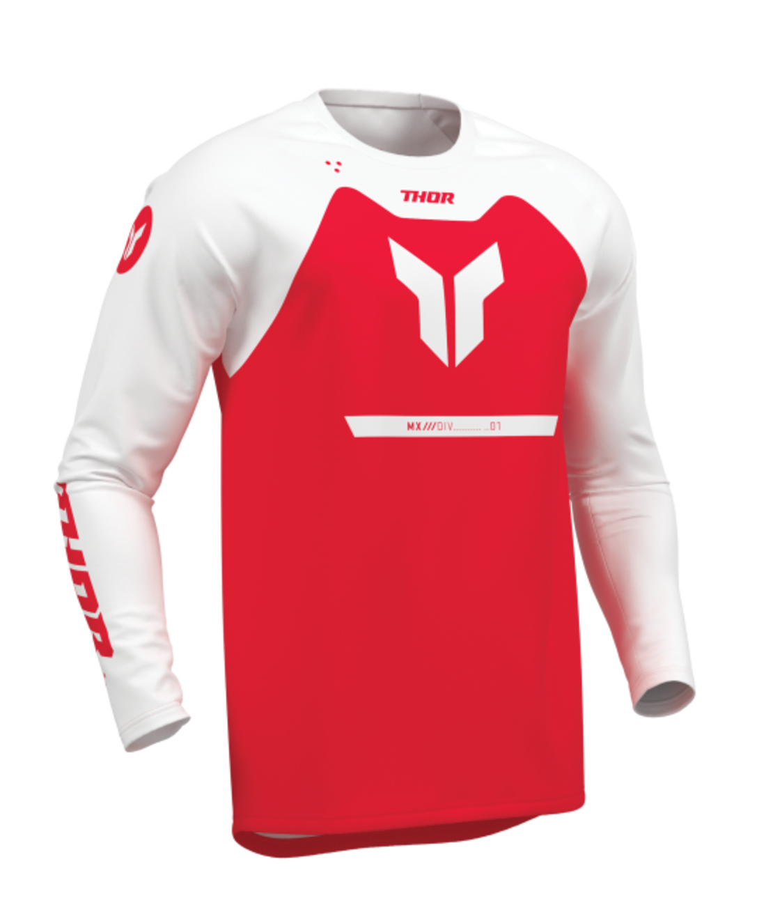 Мотокрос джърси THOR RIDEMODE MENACE RED