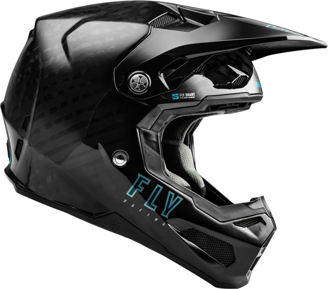 Мотокрос каска FLY RACING Formula Smart Carbon Solid Helmet - Black