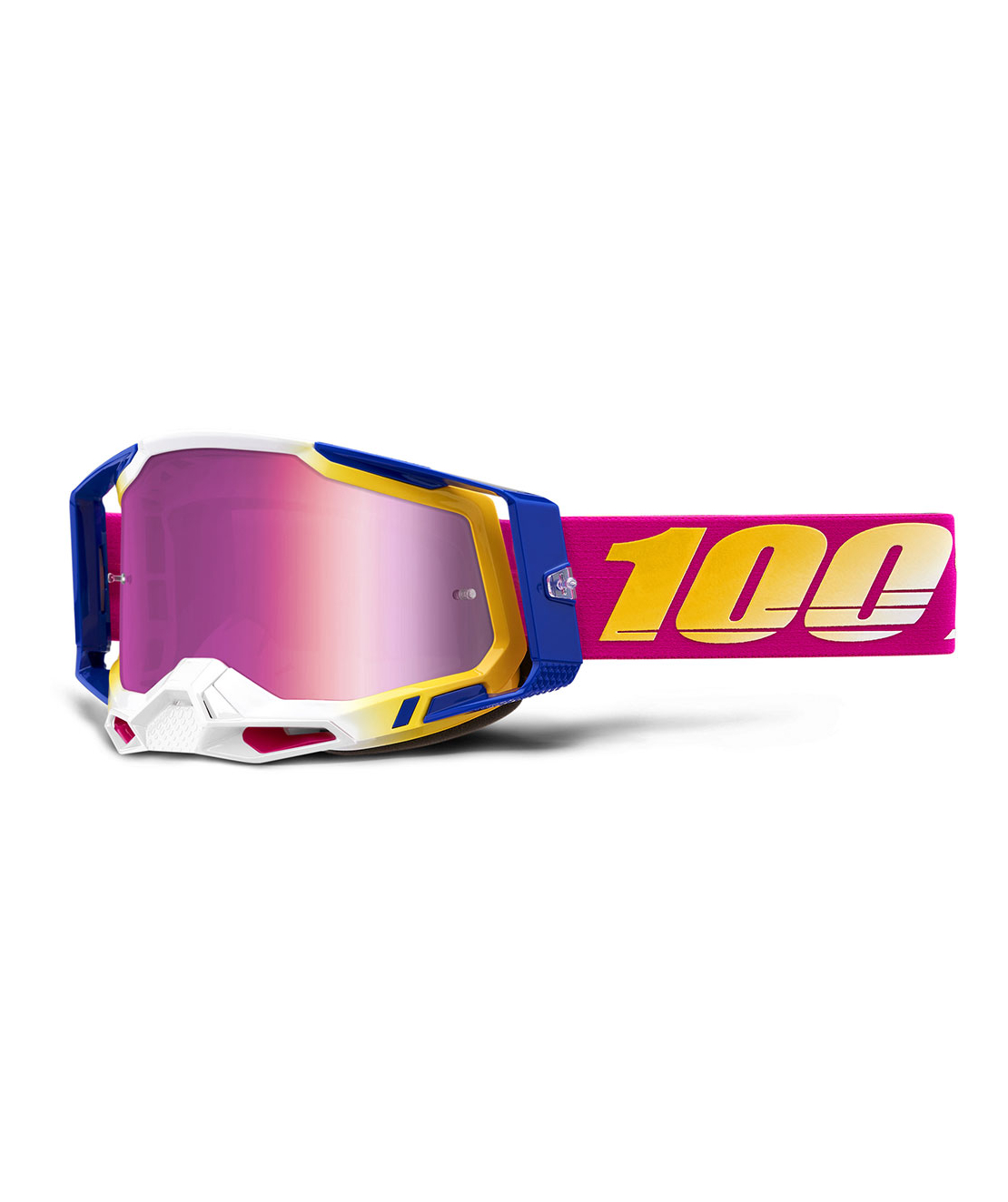 Мотокрос очила 100% RACECRAFT2 MISSION - MIRROR PINK