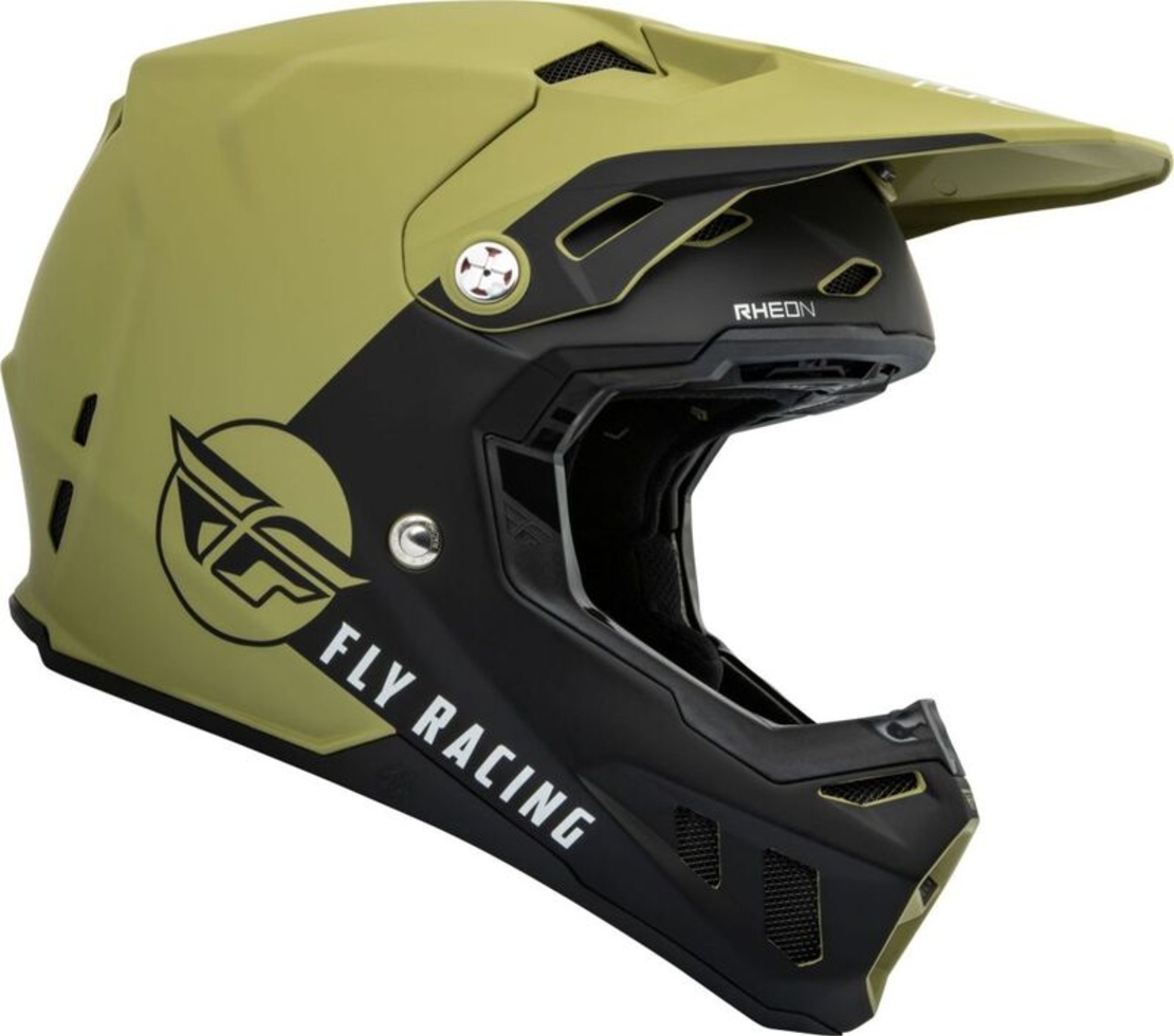 Мотокрос каска FLY RACING Formula CC Centrum - Matte Olive Green/Black