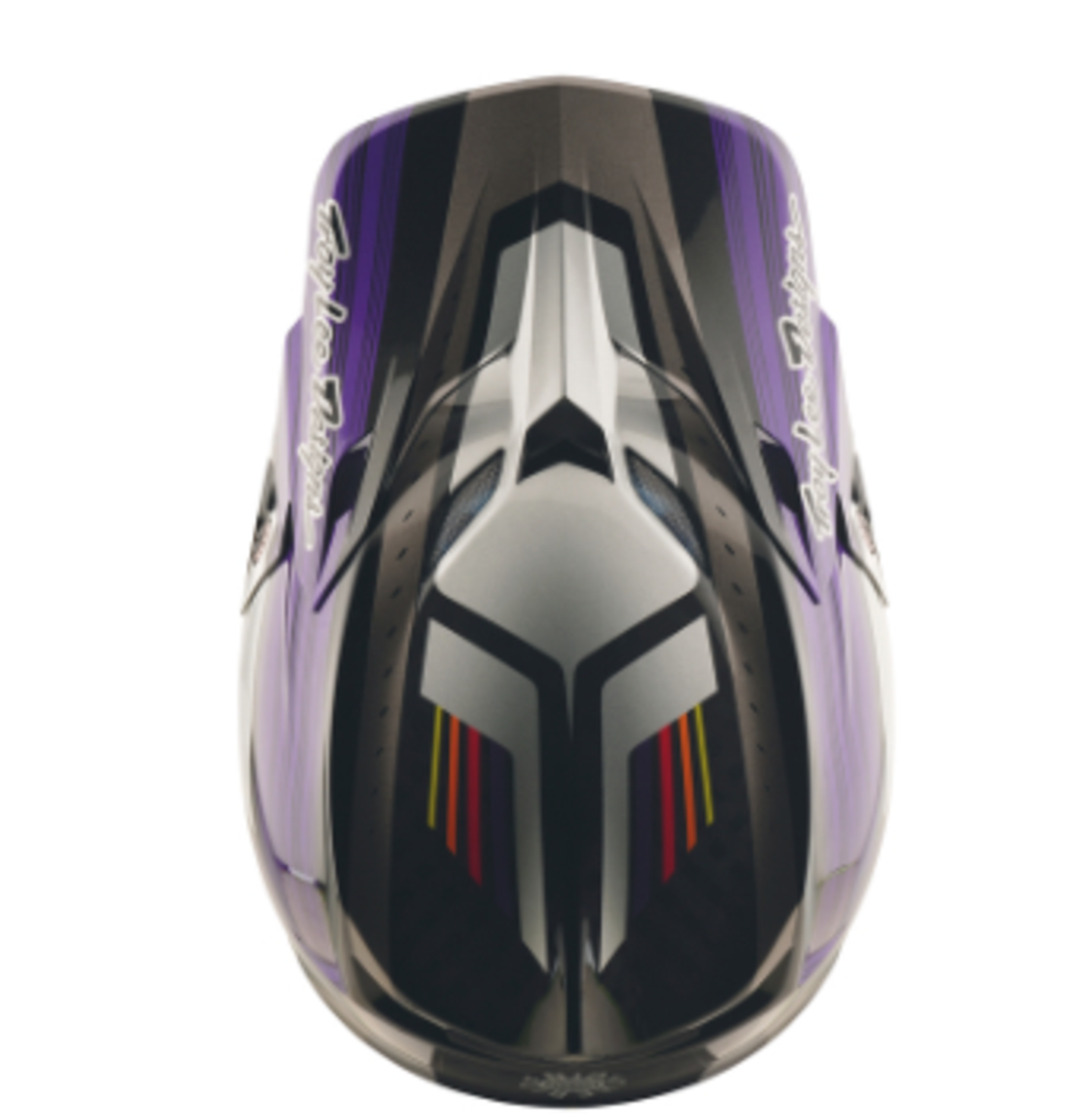 Mотокрос каска TROY LEE DESIGNS SE5 Carbon Stripes - Black/Violet
