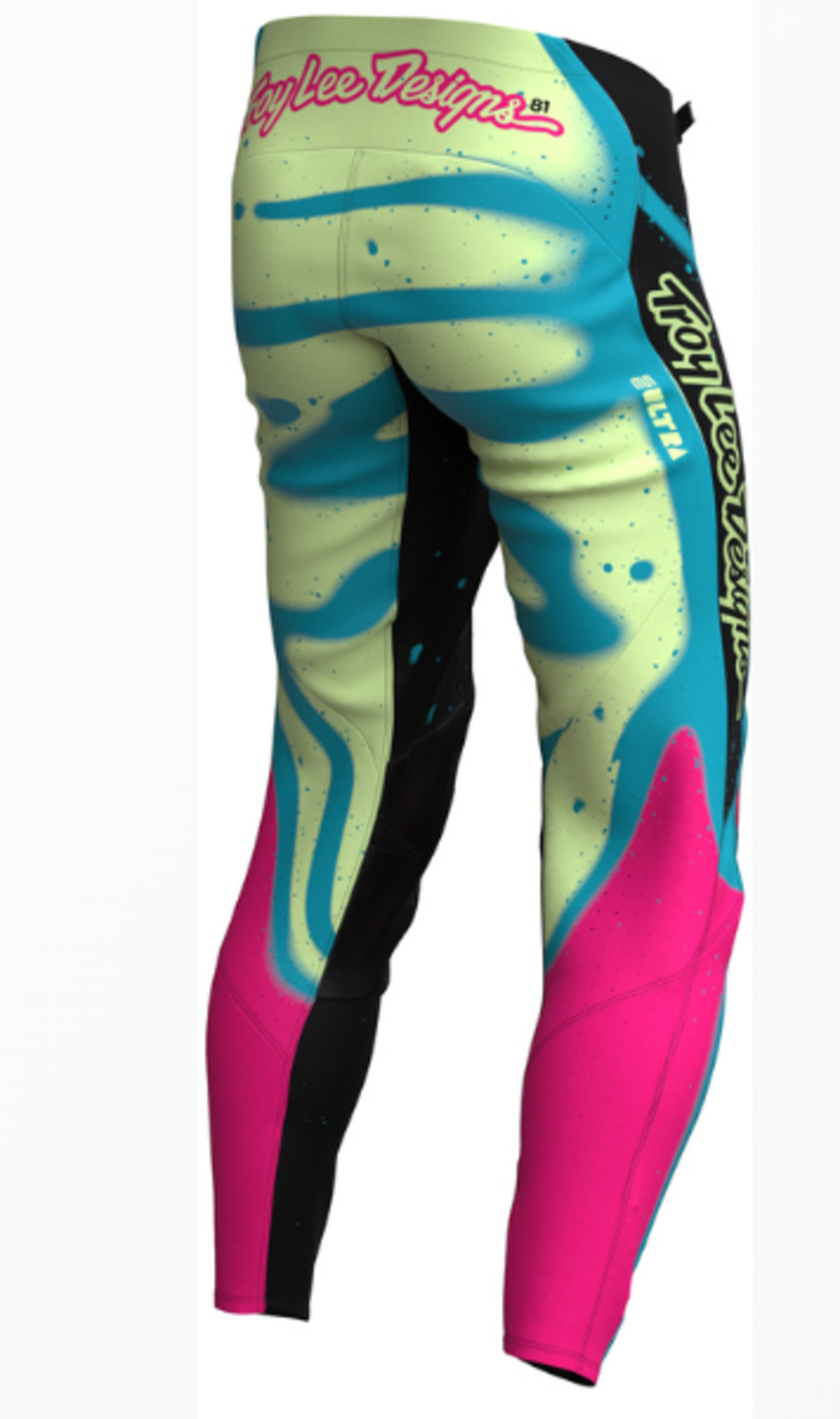 Мотокрос брич TROY LEE DESIGNS SE Ultra Membrane Pants - Black/Yellow