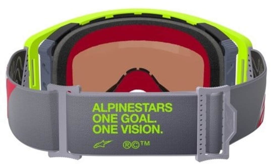 Мотокрос очила ALPINESTARS SUPERTECH CORP YELLOW FLUO Red/ Mirror SILVER