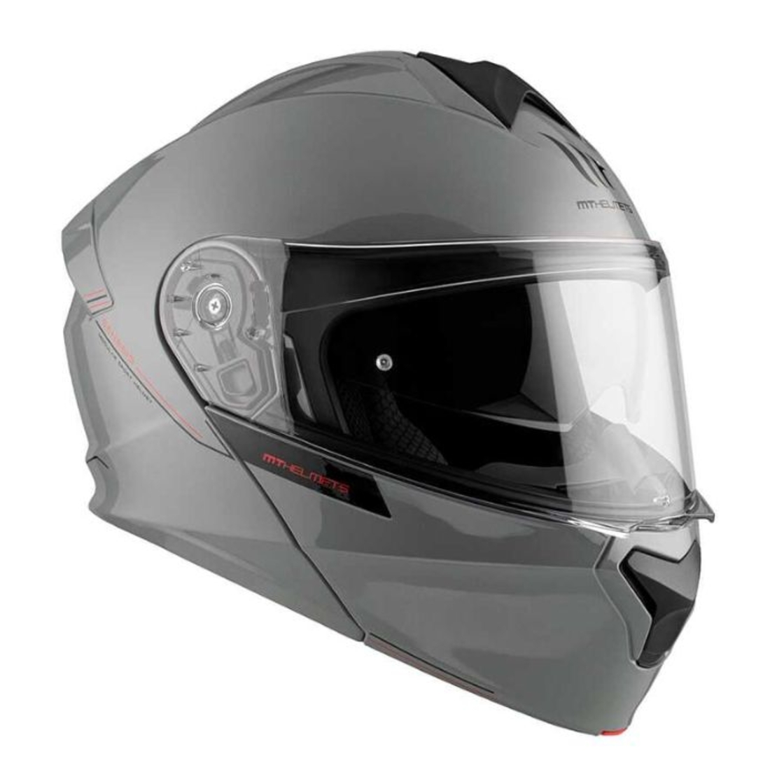 Отваряема каска MT GENESIS SOLID A12 GLOSS GREY