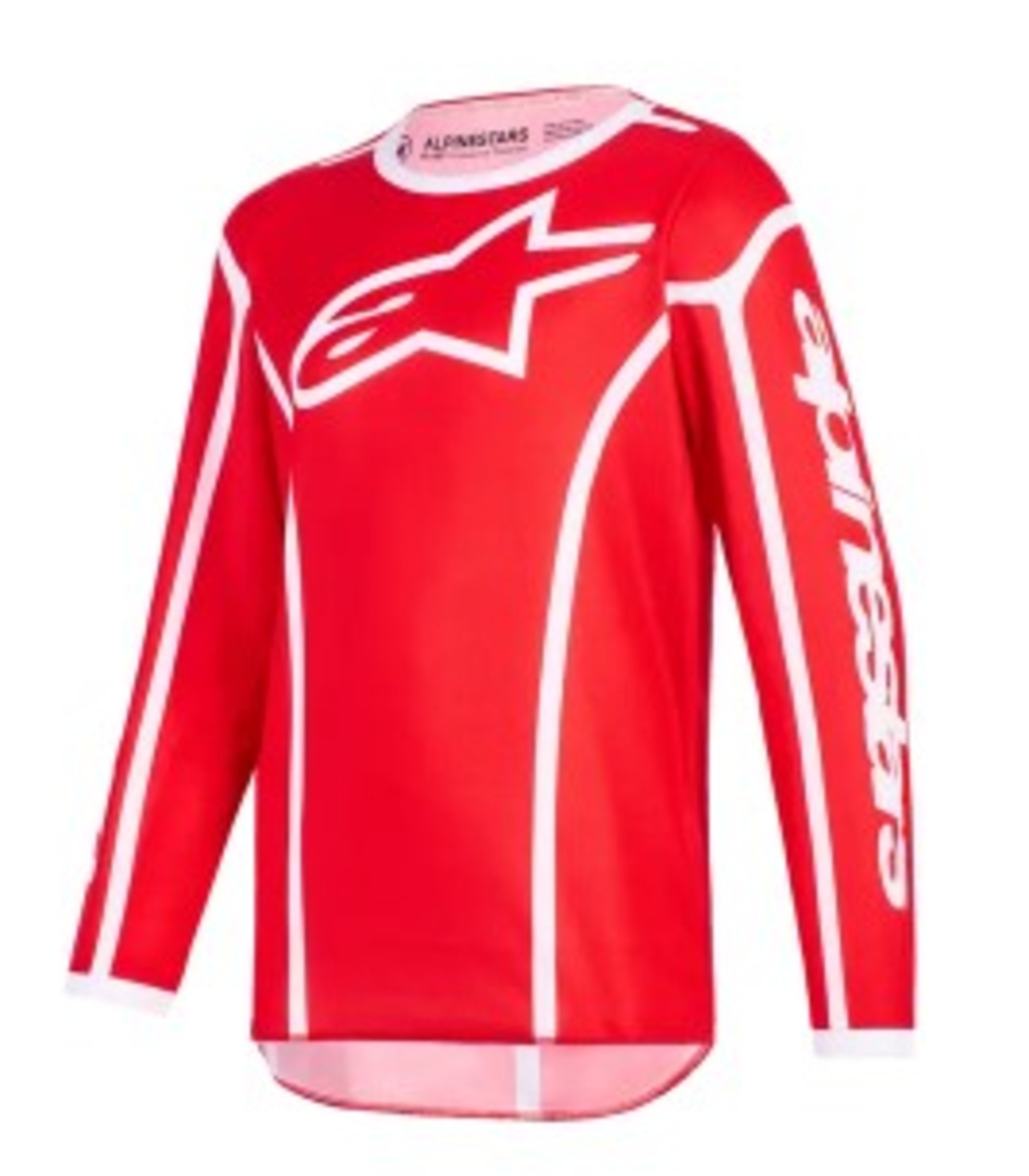 Детско мотокрос джърси Alpinestars FLUID APEX RED/WHITE