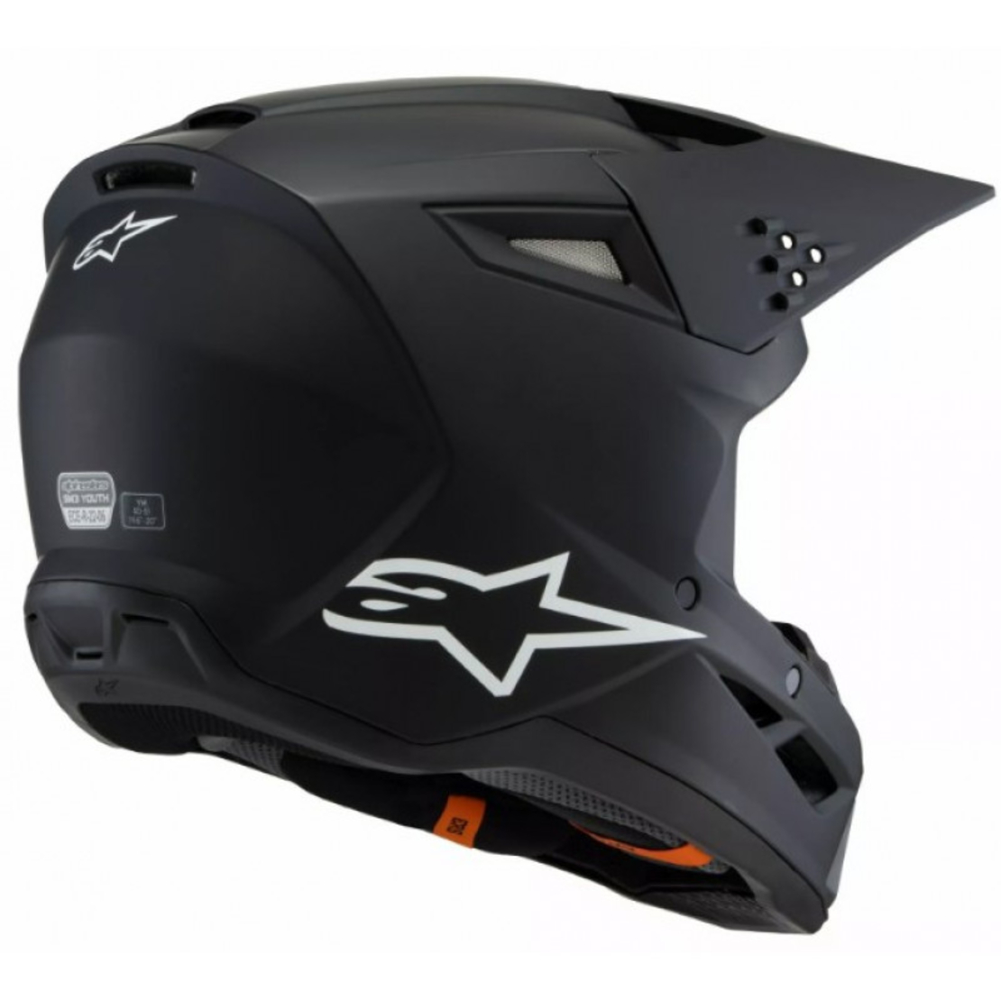 Детска каска ALPINESTARS SM3 SOLID BLACK