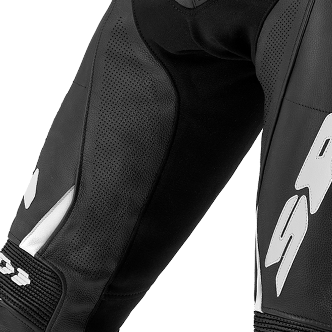 Кожен мото панталон SPIDI RR PRO 2 WIND Black/White