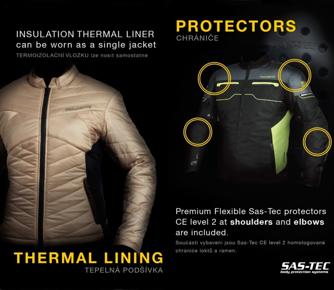 Дамско мото яке TRILOBITE 2092 All ride Tech-Air BLACK