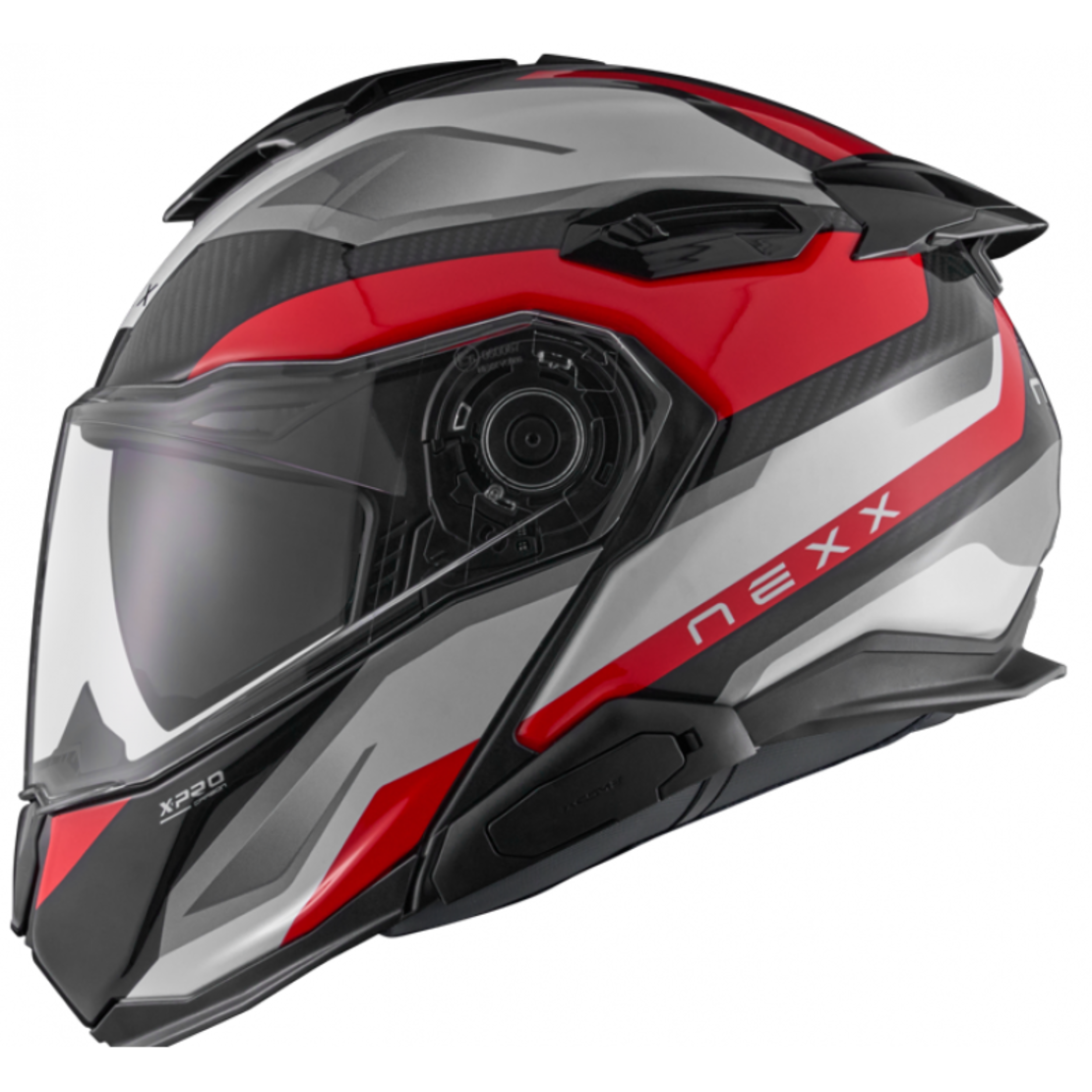 Каска NEXX X.LIFETOUR FLIP UP PRO MILE WHITE RED