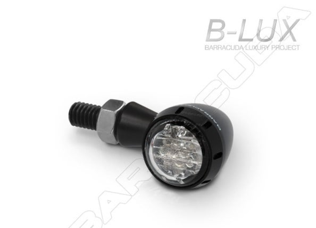 LED мото мигачи BARRACUDA S-LED B-LUX BLACK