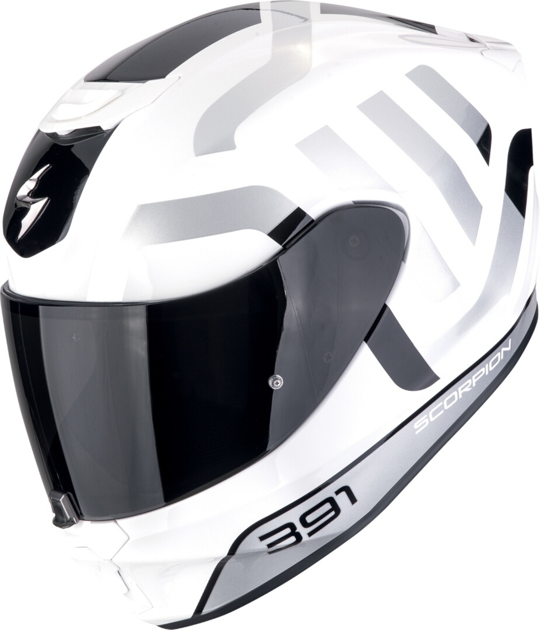 Каска SCORPION EXO 391 Arok White/Black/Silver