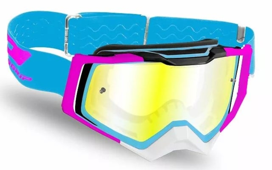 Мотокрос очила PROGRIP 3309 RAPID TBW/MIR BL