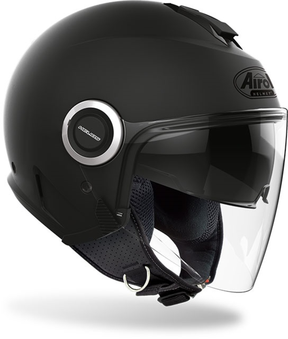 Каска за скутер AIROH HELIOS BLACK MATT