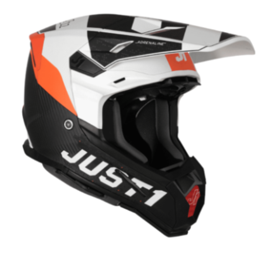 Mотокрос каска Just1 J-22 C Adrenaline Orange/Carbon Matt