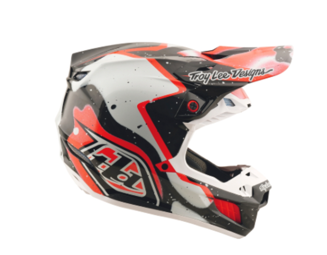 Mотокрос каска TROY LEE DESIGNS SE5 Carbon Membrane  - Black/Red
