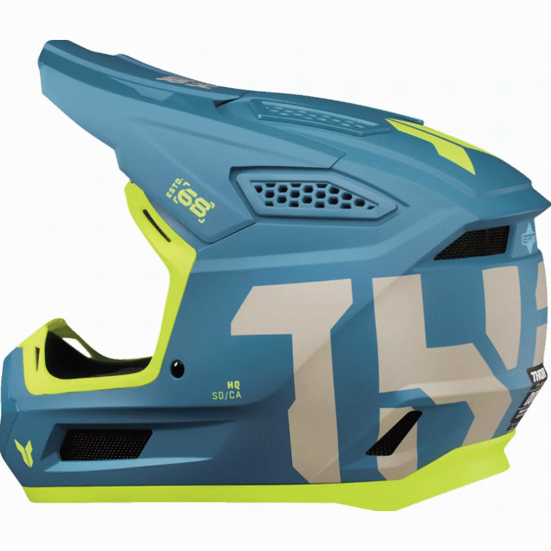 Мотокрос каска THOR FLEET FORGE BLUE