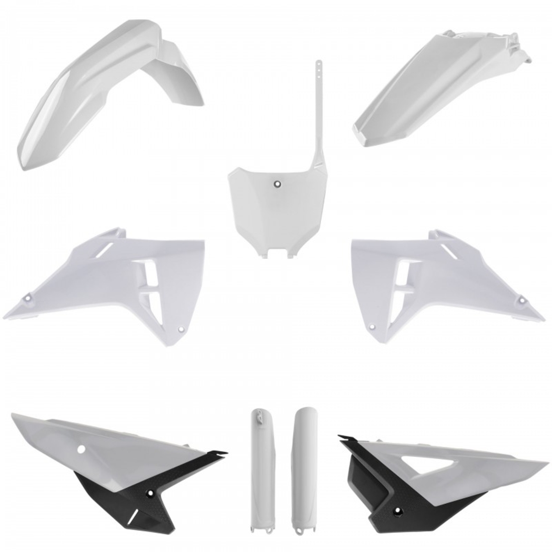 Комплект пластмаси POLISPORT Full Plastic Kit Honda CRF 250R (2025) White