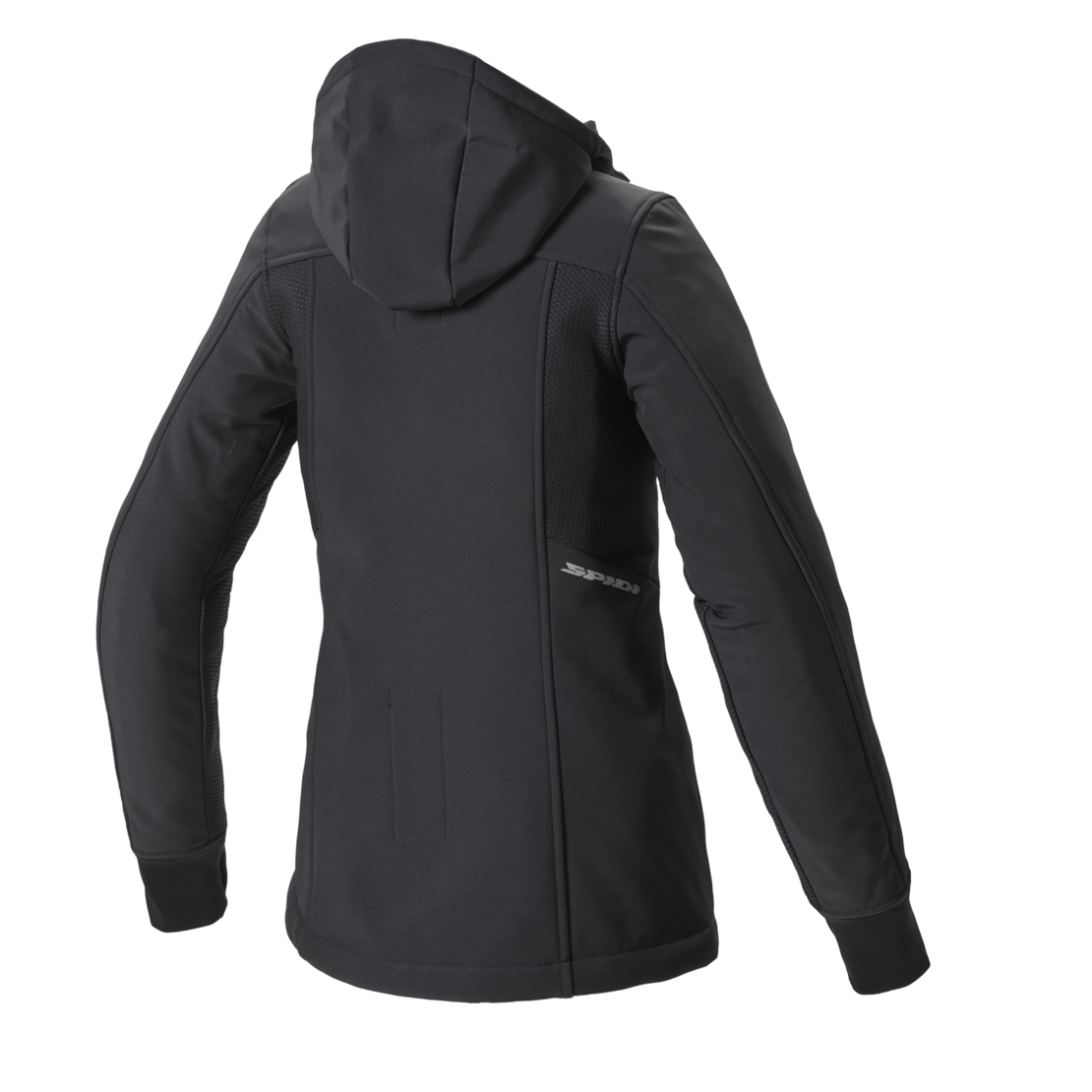 Дамско текстилно мото яке SPIDI HOODIE ARMOR Black