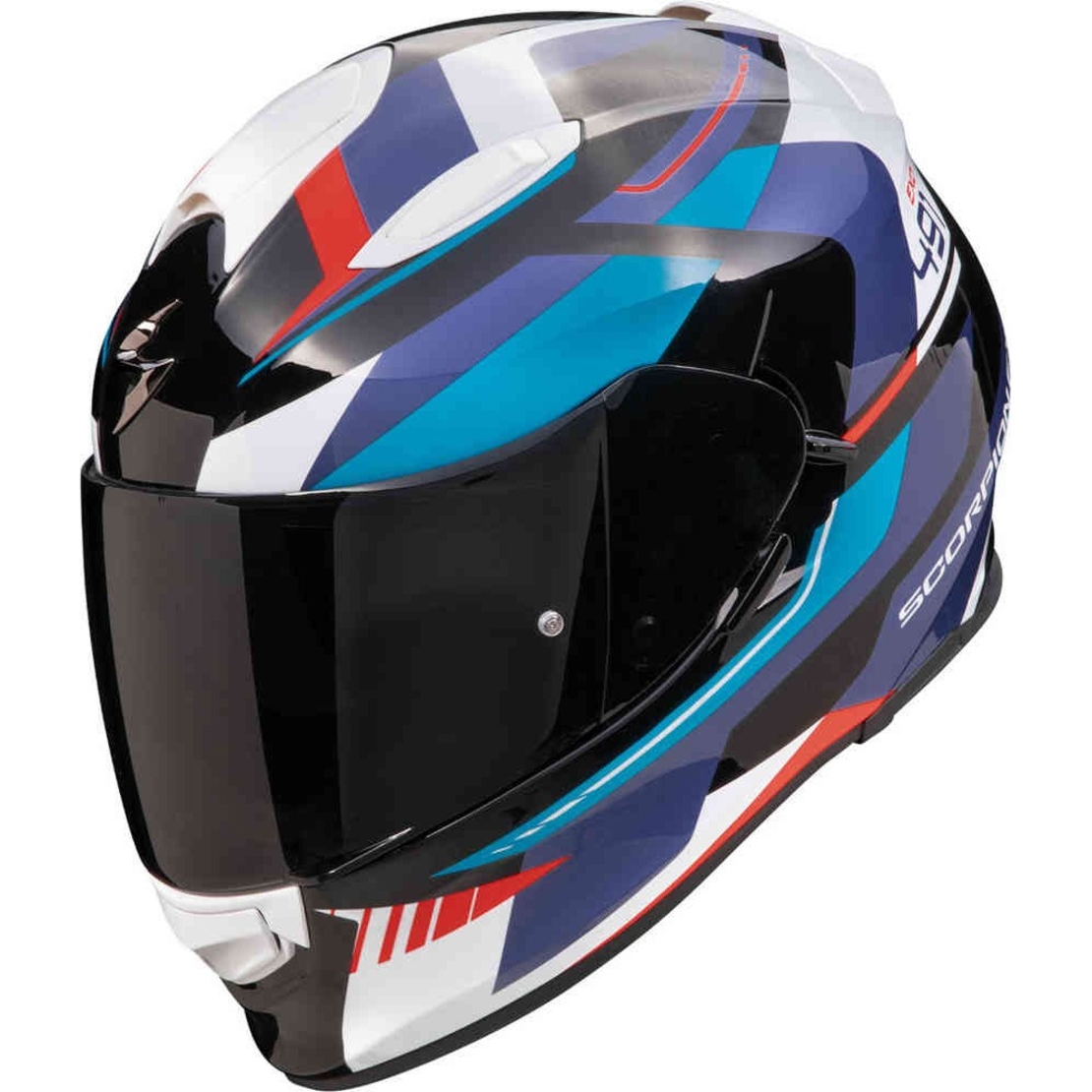 Каска SCORPION EXO 491 Abilis Black/Red/Blue
