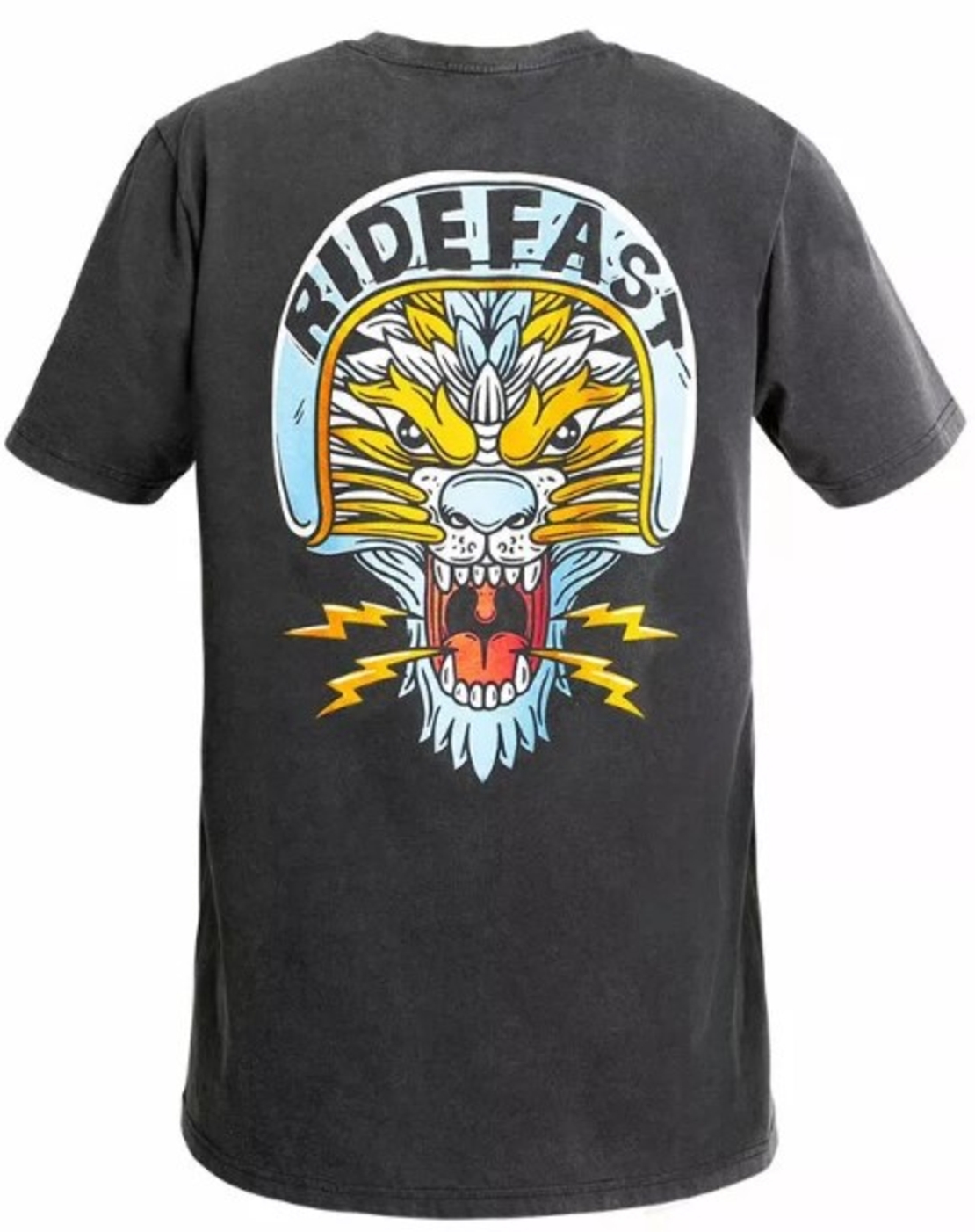 Мото тениска JOHN DOE LION Black