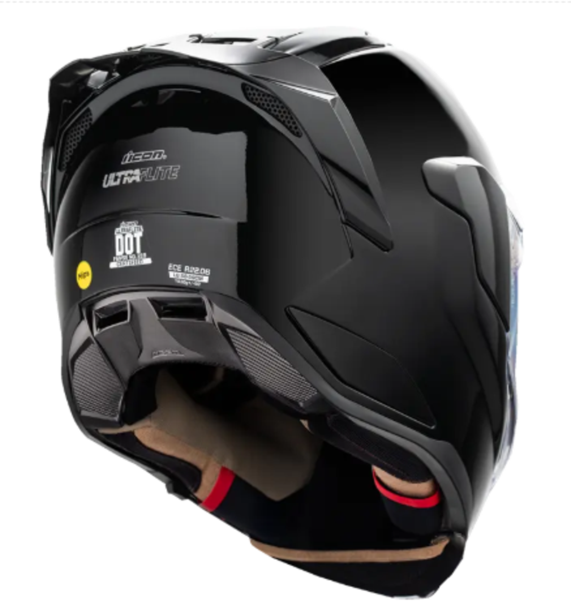 Каска ICON Ultraflite™ Solid MIPS® BLACK GLOSS