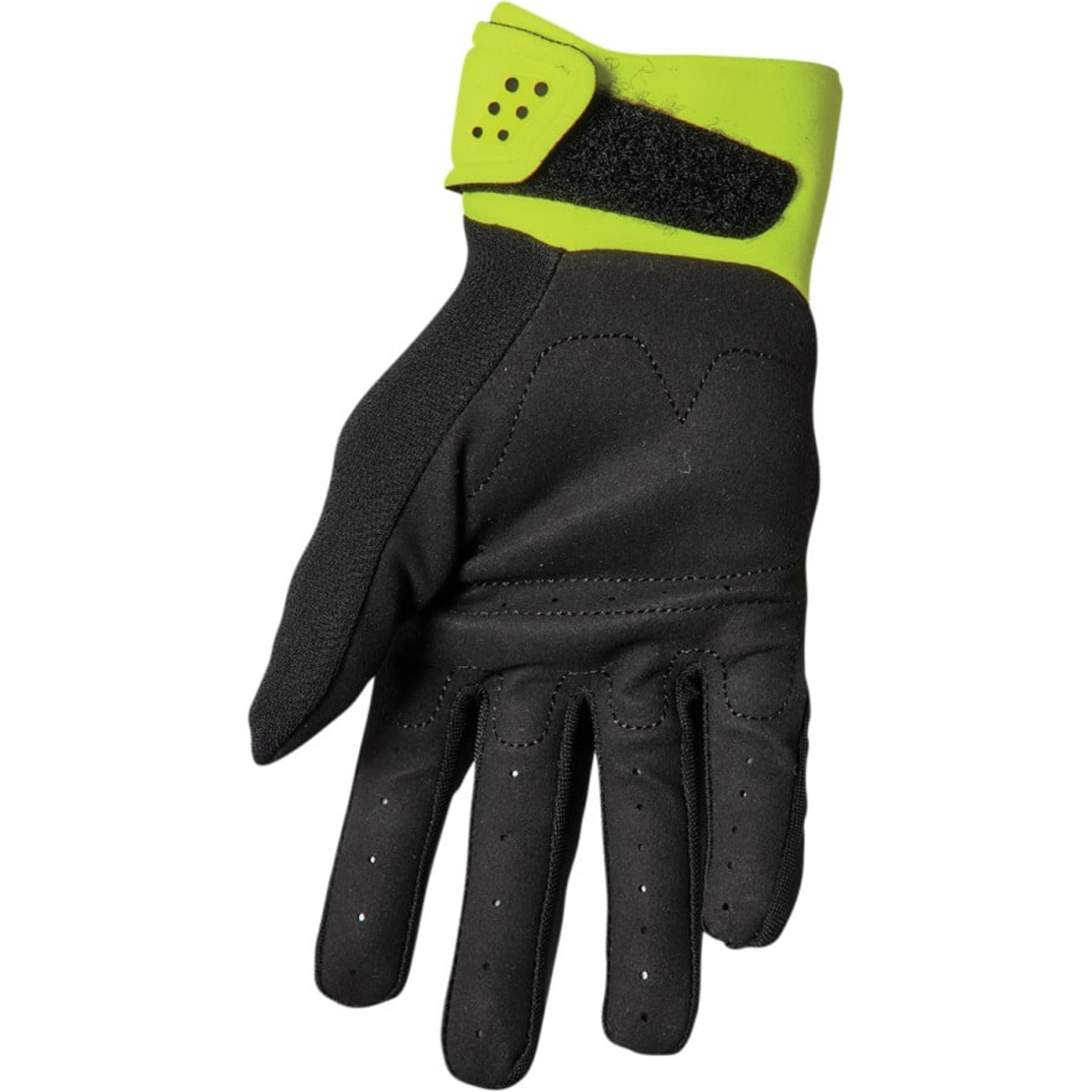 Детски мотокрос ръкавици THOR YOUTH GLOVES SPECTRUM BLACK/YELLOWFLO