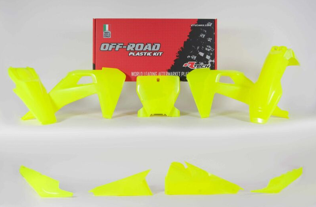 Комплект пластмаси RACETECH Plastic Kit Neon Yellow Husqvarna FC/TC 19-20