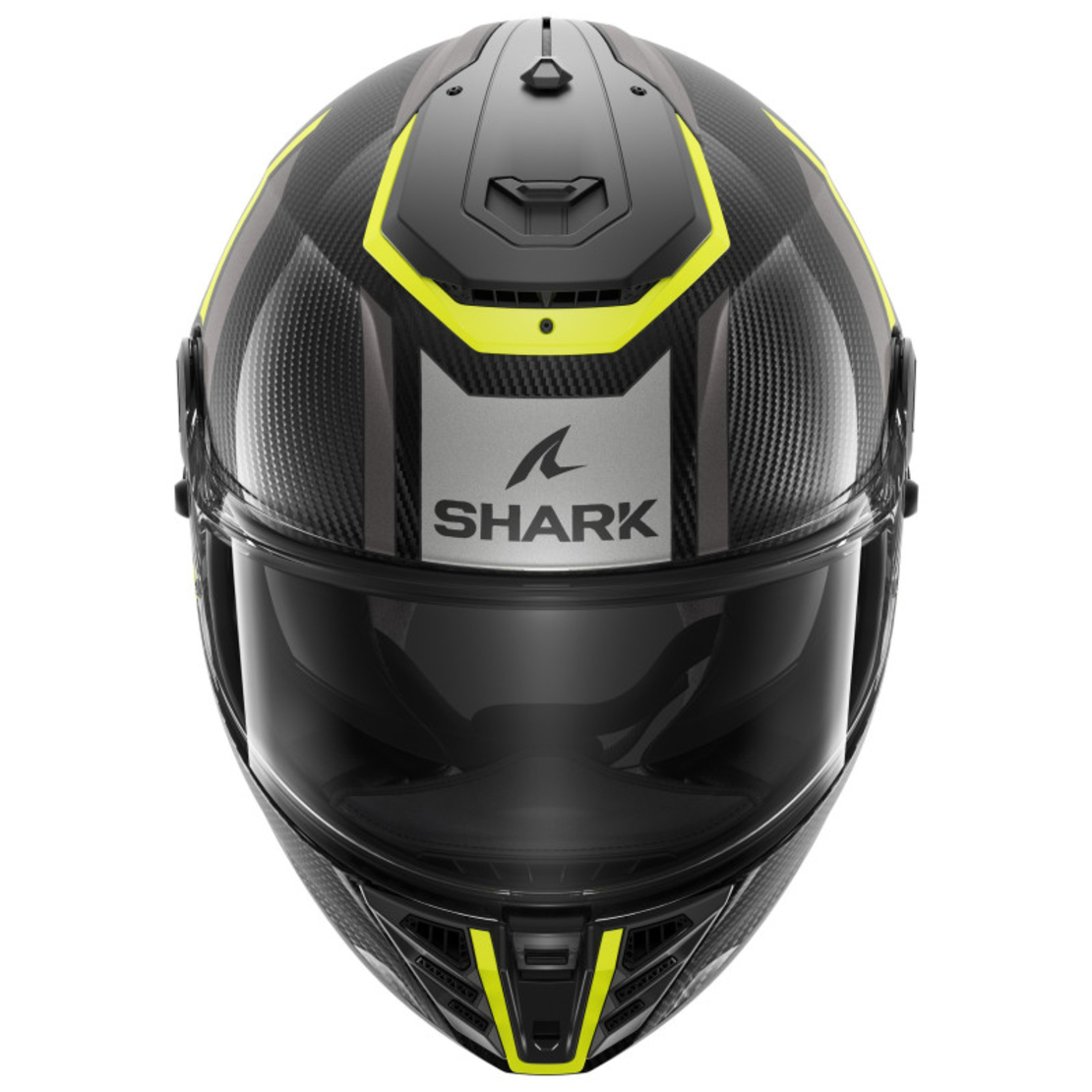 Каска SHARK SPARTAN RS CARBON SHAWN GLOSS BLACK/GRAY/YELLOW FLUO