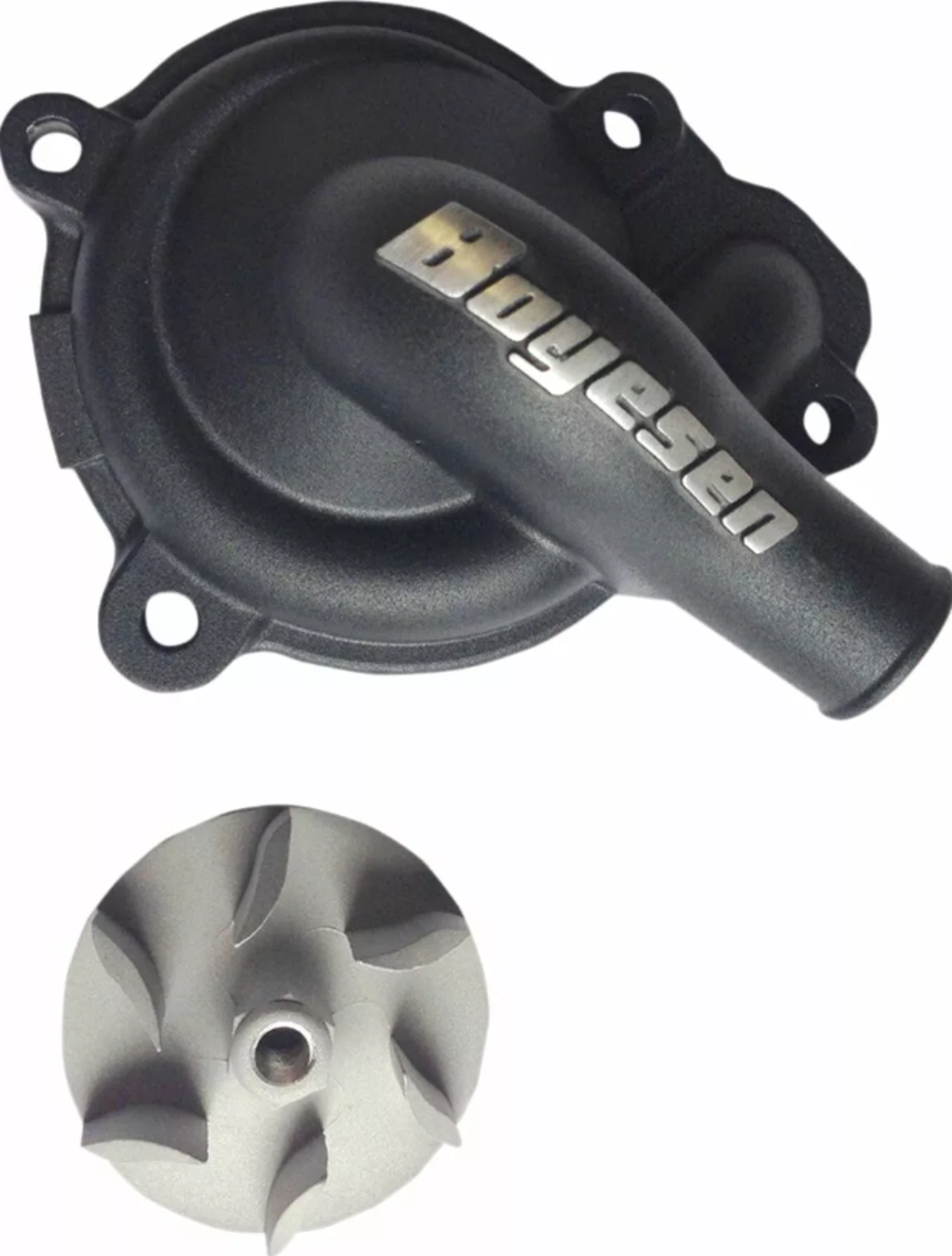 Комплект капак на водната помпа и работно колело BOYESEN COVER/IMP WATPUMP CAN-AM Black