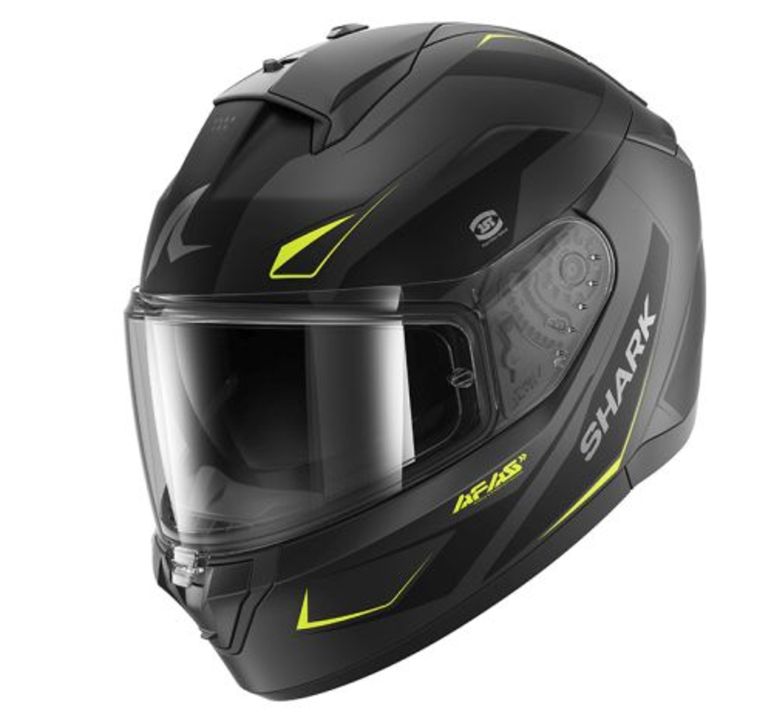 Каска SHARK RIDILL 2 MEKARIUM MAT BLACK/GREY/YELLOW