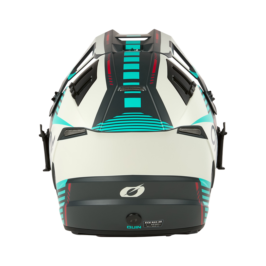 Ендуро каска O'NEAL EX-SRS QUIN GRAY/TEAL